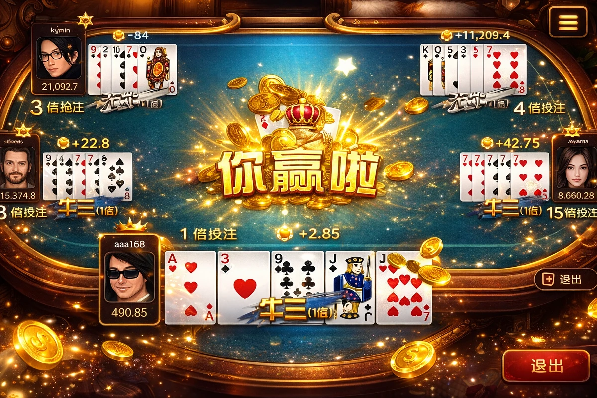 开云棋牌抢庄牛牛玩法规则
